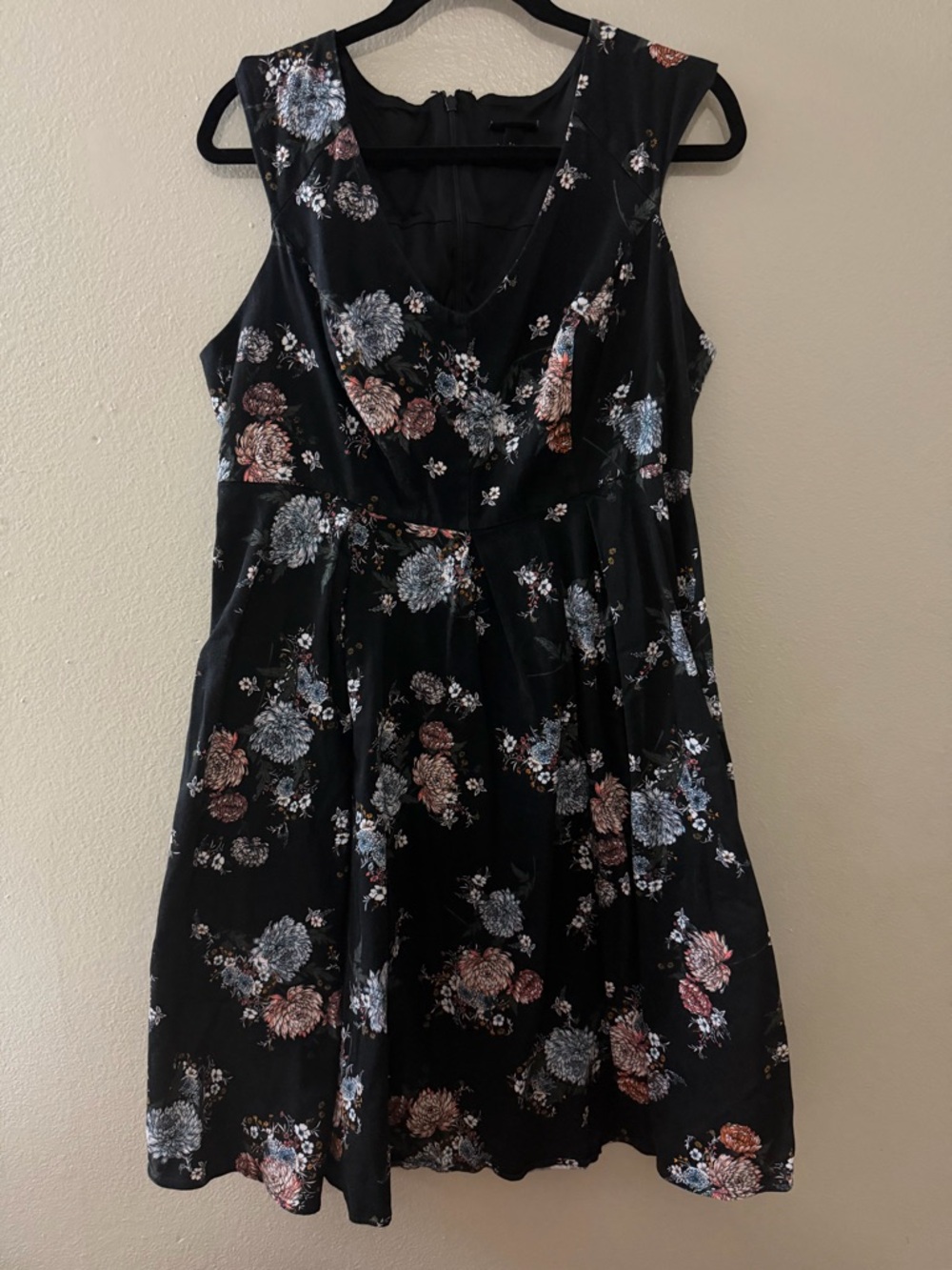 torrid Black Floral Girls' Dress with Pink and Blue Blooms